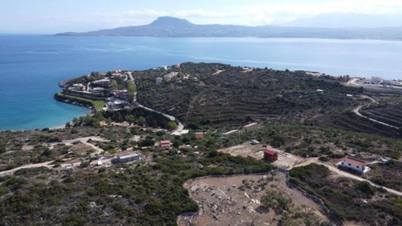 Loutraki Akrotiri Kreta, Loutraki: Grundstück mit Meerblick in Strandnähe zu verkaufen Grundstück kaufen